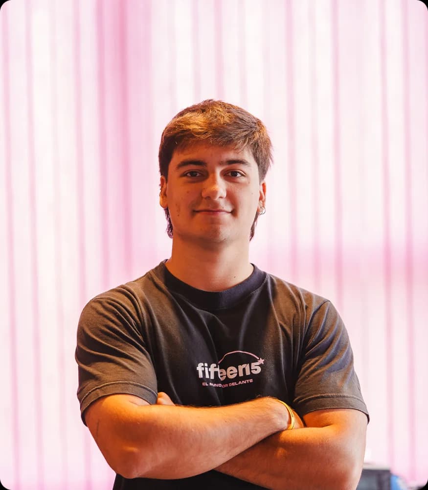 Composición de packaging Fifteens