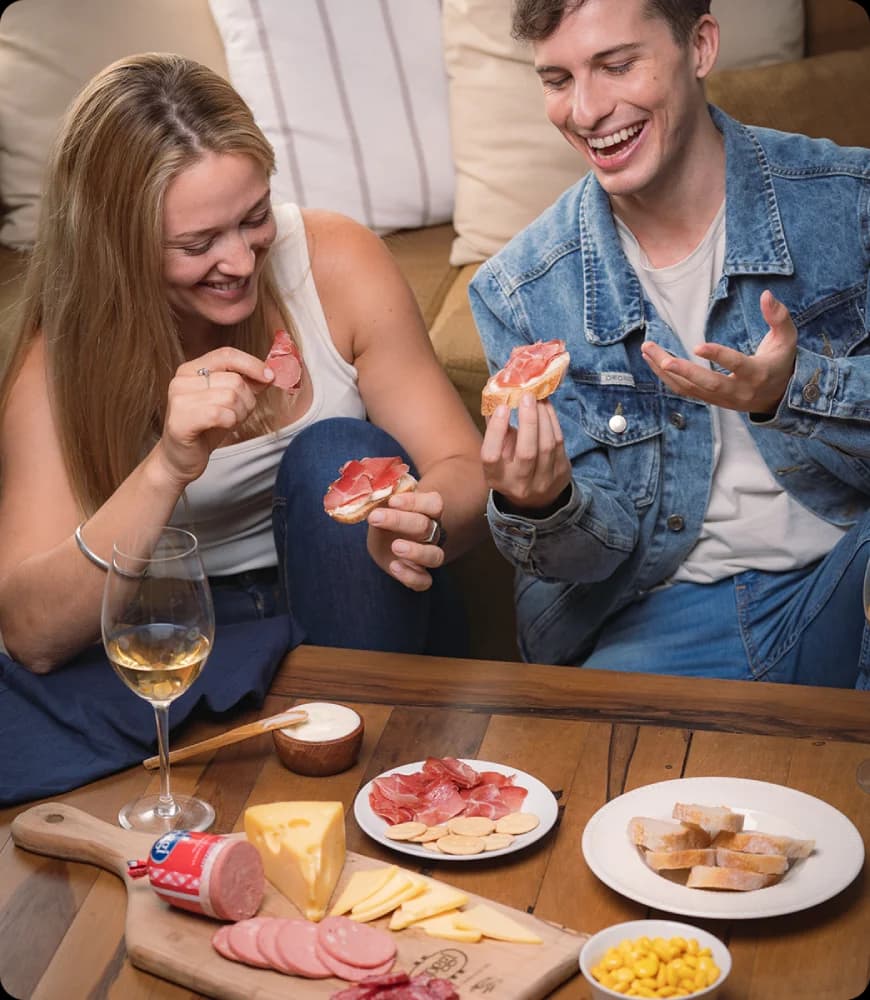 Tabla de fiambres y quesos fotografiada para Goggi